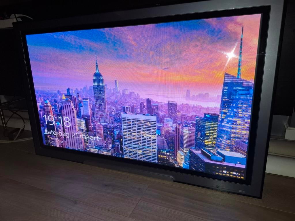 Plasma TV 42 inch Hitachi 42PD5300E, Ophalen, Gebruikt, 50 Hz, 100 cm of meer