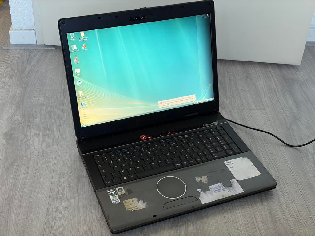 Vintage laptop Packard Bell Windows Vista, Computers en Software, Windows Laptops, Ophalen of Verzenden, 15 inch, 2 tot 3 Ghz