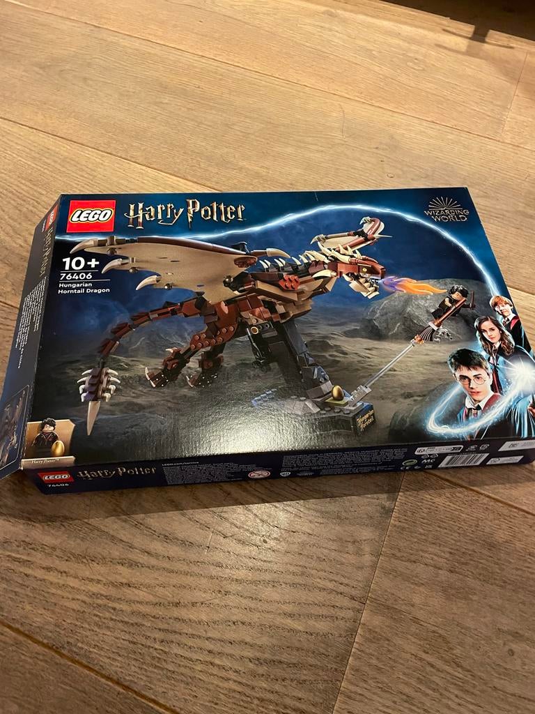 Lego Harry Potter Hongaarse Hoornstaart Draak 76406, Ophalen of Verzenden, Zo goed als nieuw, Complete set, Lego