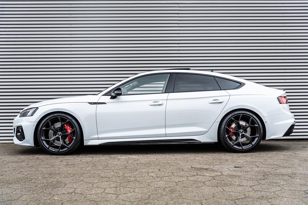 Audi RS5 SPORTBACK 2.9 TFSI Quattro Competition Kuipstoelen, Automaat, Gebruikt, Zwart, Wit