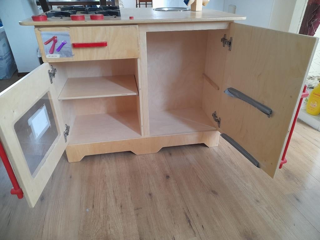 Speelgoed keuken_houten, Kinderen en Baby's, Ophalen, Gebruikt, Meubelstuk of Keukentje