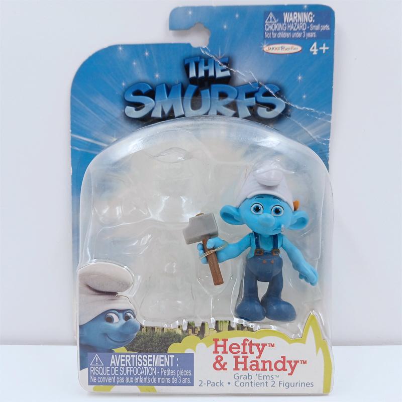 The Smurfs Handy Smurf Jakks Pacific 2011 Action Figure, Ophalen of Verzenden, Nieuw, Knutselsmurf, Poppetje, Figuurtje of Knuffel