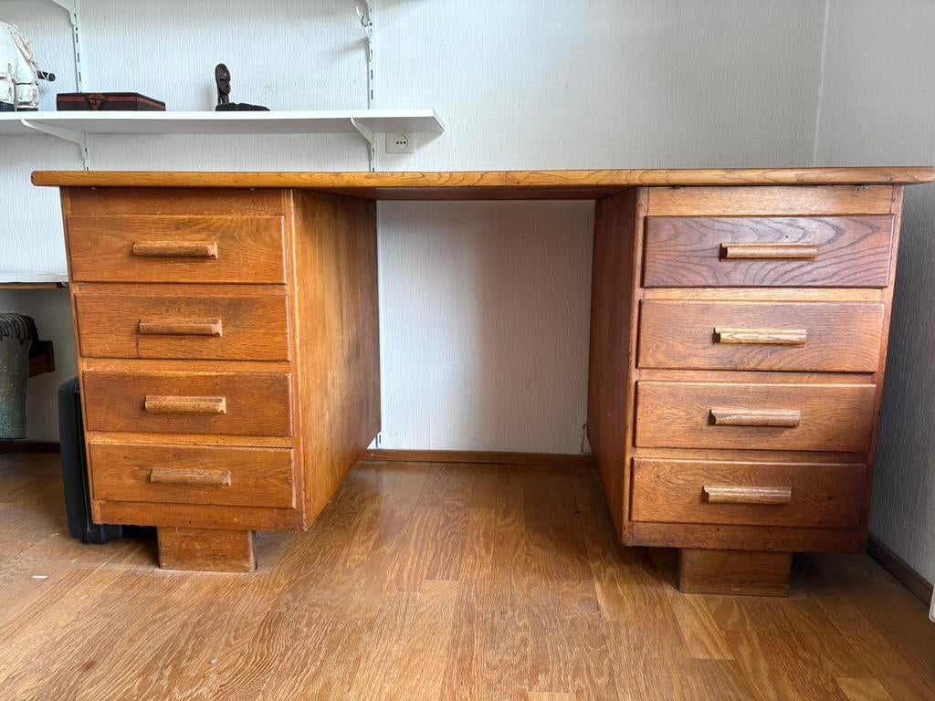 Prachtig klassiek bureau, hout, Ophalen, Zo goed als nieuw