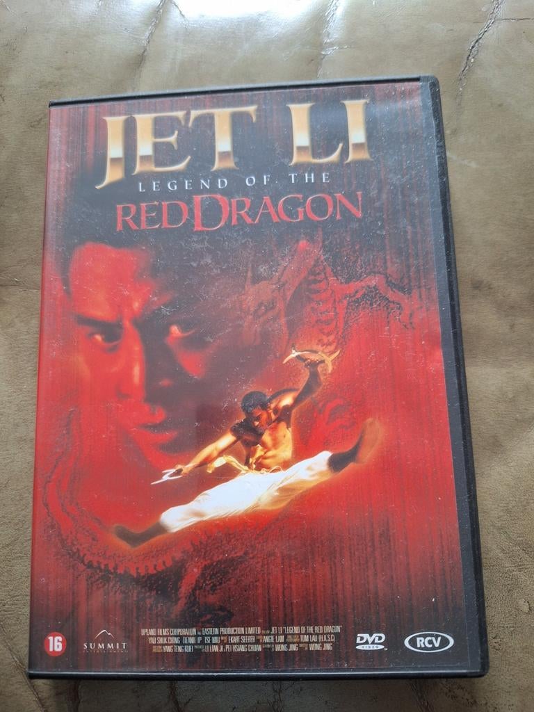 Dvd jet li, legend of the red dragon, Vanaf 16 jaar, Ophalen of Verzenden, Zo goed als nieuw, Actie