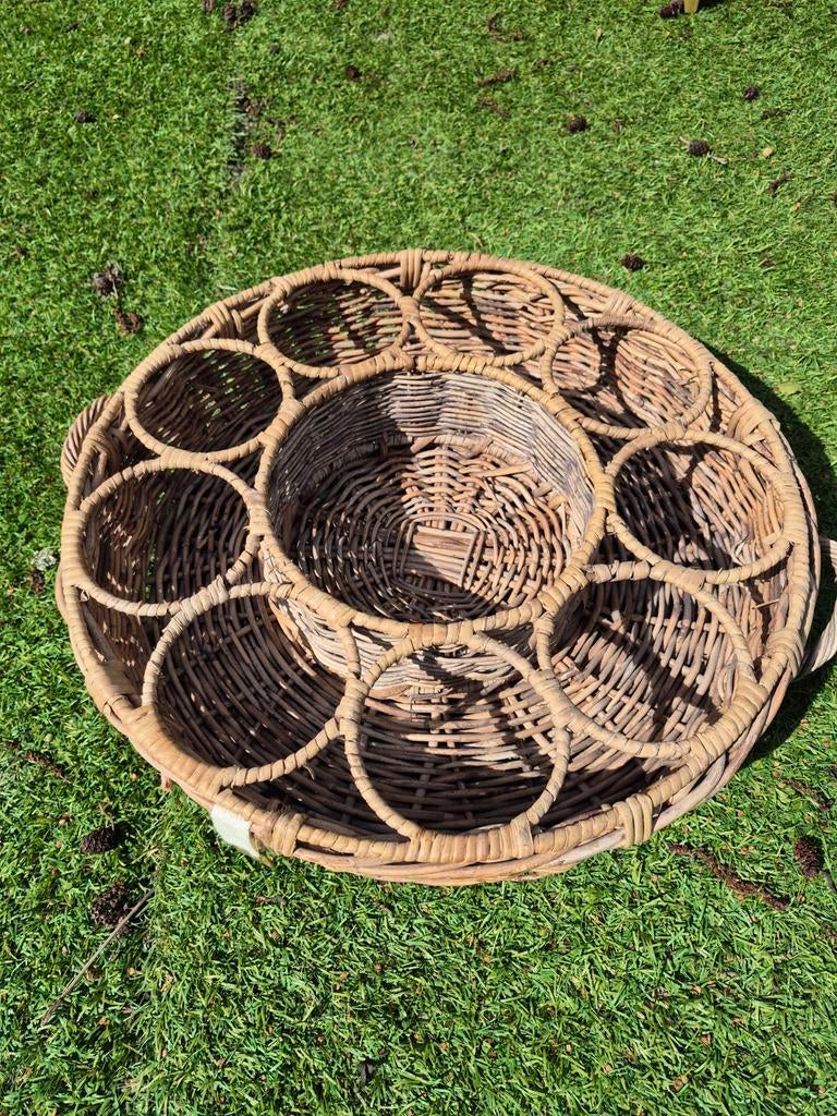 Riviera Maison mand, doorsnede ong.  43 cm, Huis en Inrichting, Woonaccessoires | Schalen en Manden, Ophalen of Verzenden, Zo goed als nieuw