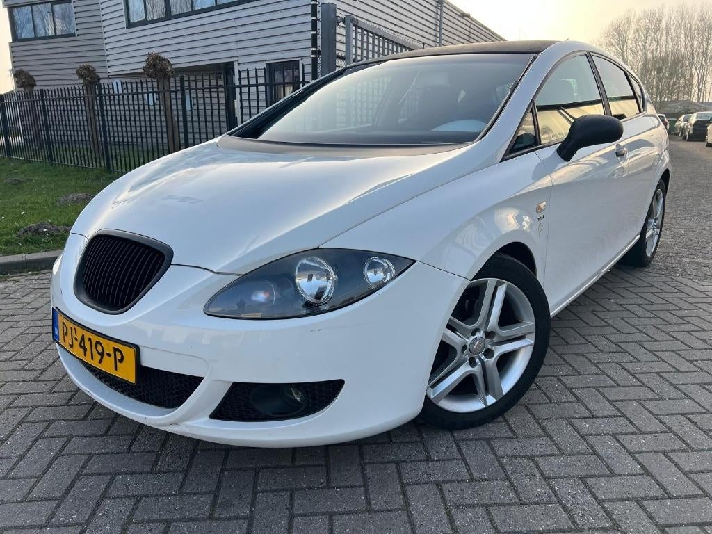 Seat Leon 1.4 TSI 2008 Airco Elektr Ramen PDC, Zwart, Leon, Wit, Bedrijf