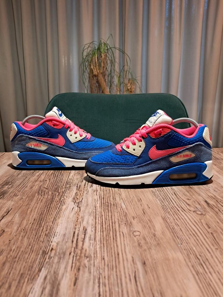 Nike Air Max 90 'Hyper Cobalt' Size 36, Blauw, Nike, Ophalen of Verzenden, Sneakers of Gympen