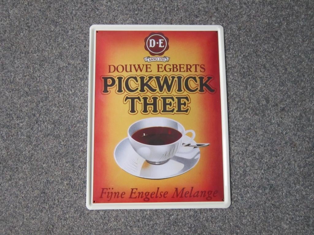 DOUWE EGBERTS BLIKKEN RECLAMEBORDEN, Ophalen, Nieuw, Reclamebord