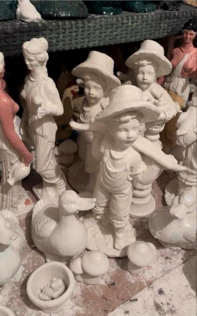 Handgemaakte beelden: mens, dier, naar wens gekleurd, Ophalen of Verzenden, Nieuw, Mens