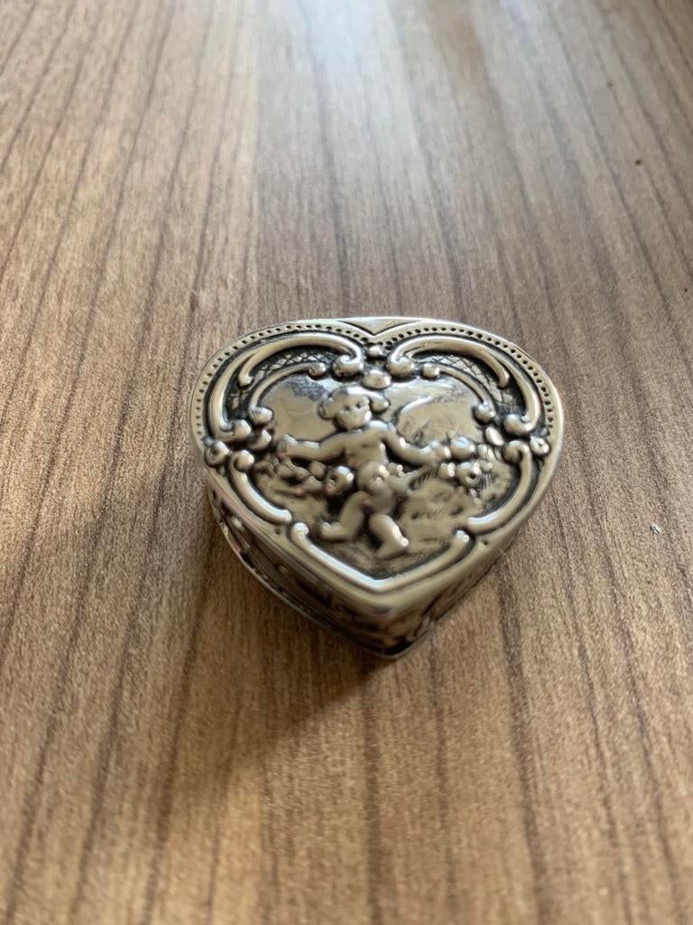 Antiek zilveren doosje 800 zilver, Antiek en Kunst, Verzenden, Zilver