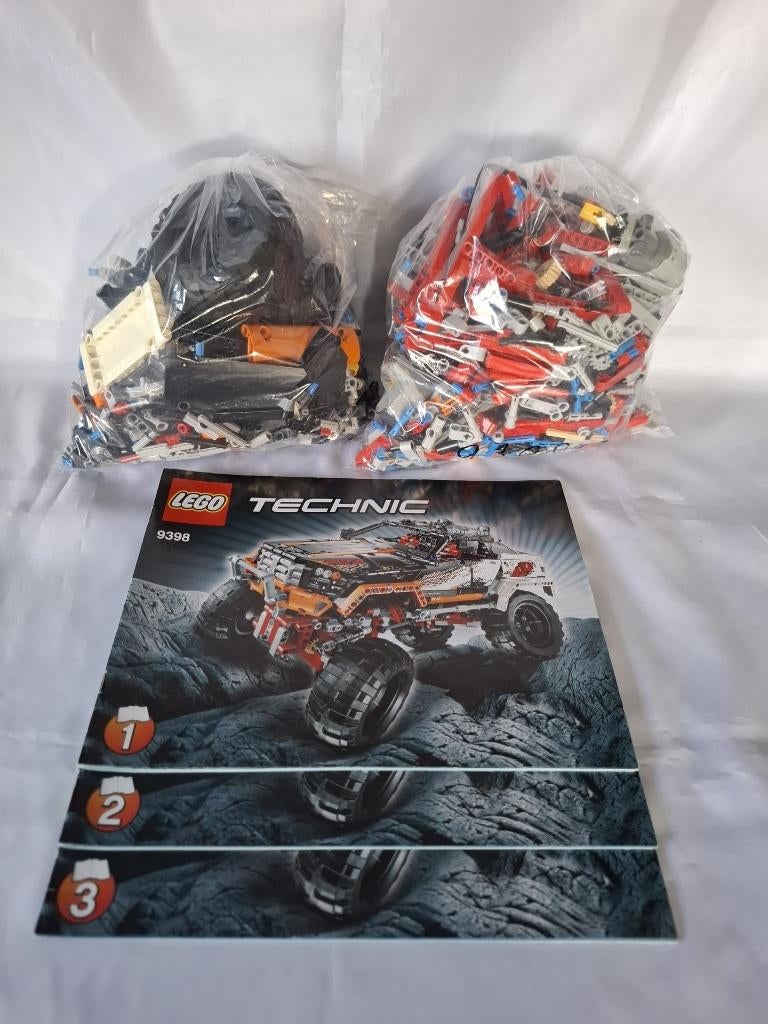 Lego 9398 4X4 Crawler buggy off-road jeep Technic, Ophalen of Verzenden, Gebruikt, Complete set, Lego