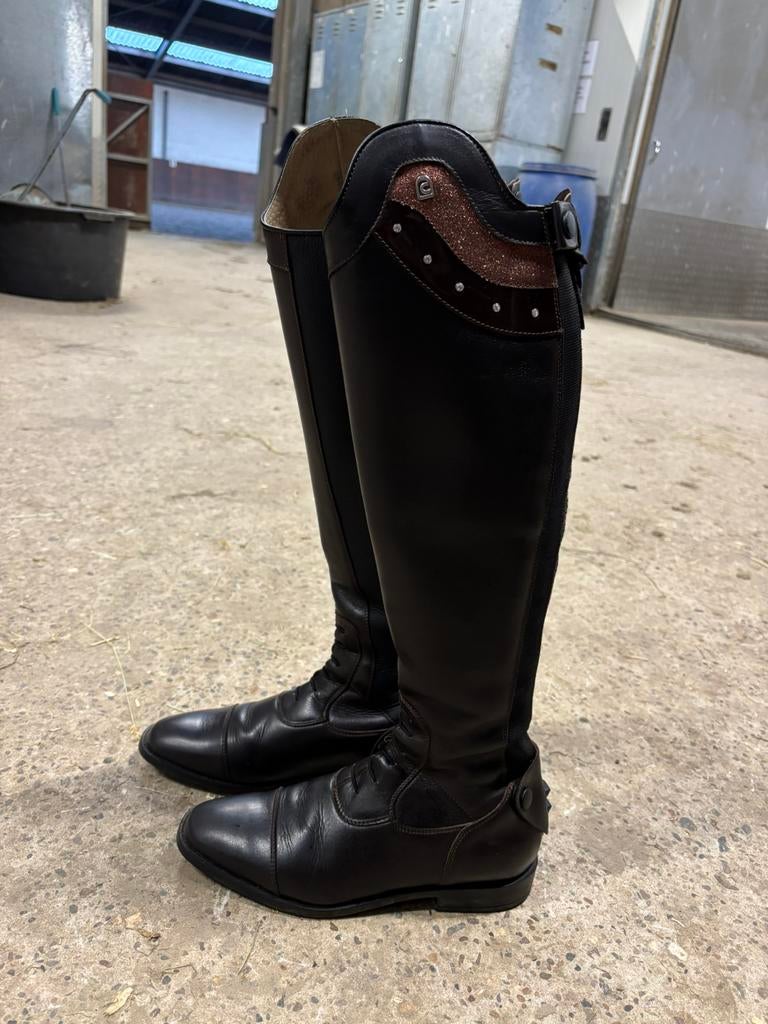 Cavallo rijlaarzen bruin maat 38,5/39, Dieren en Toebehoren, Paardrijkleding, Ophalen of Verzenden, Zo goed als nieuw, Dressuur