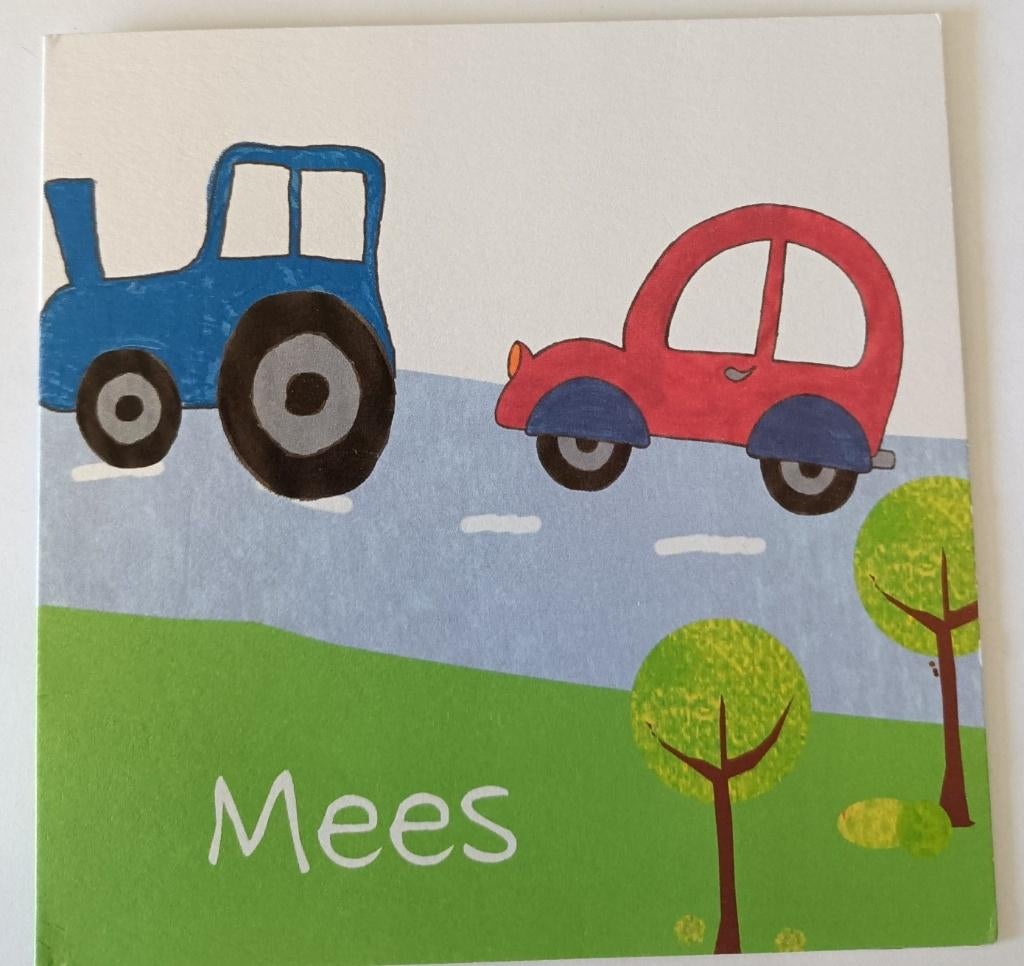 Mees, Ophalen of Verzenden, 2000 tot heden, Geboortekaartje