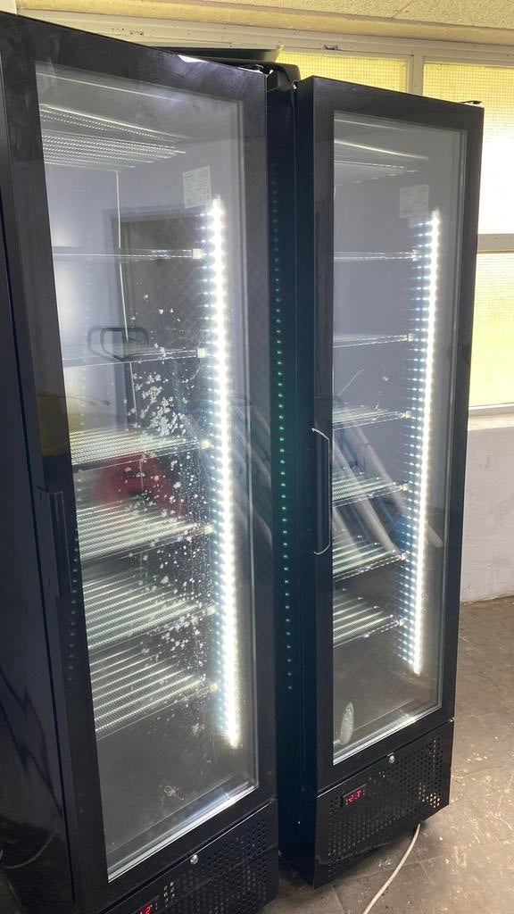 Vriezer glazen deur ijs bewaar kast 2 stuks prijs per stuk, Ophalen, Koelen en Vriezen