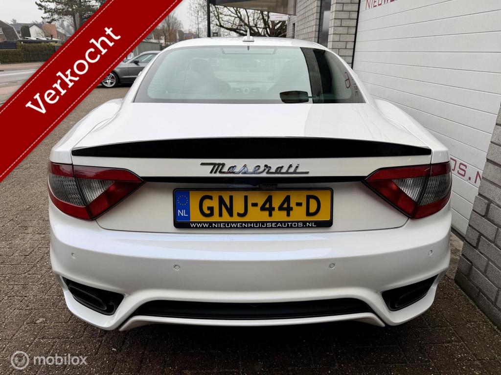 Maserati GranTurismo 4.7 MC, 2e eigenaar, 36.111km!, Automaat, Achterwielaandrijving, 4 stoelen, Wit