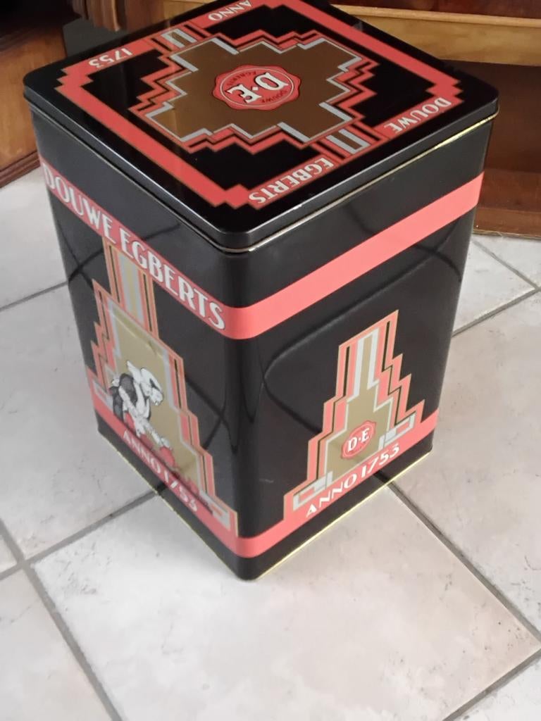 Heel groot koffieblik 36 x 28, Verzamelen, Ophalen of Verzenden, Zo goed als nieuw, Overige