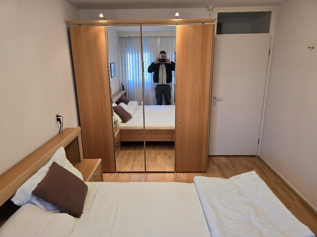 Slaapkamer compleet, Huis en Inrichting, Ophalen, Zo goed als nieuw, Tweepersoons, Modern