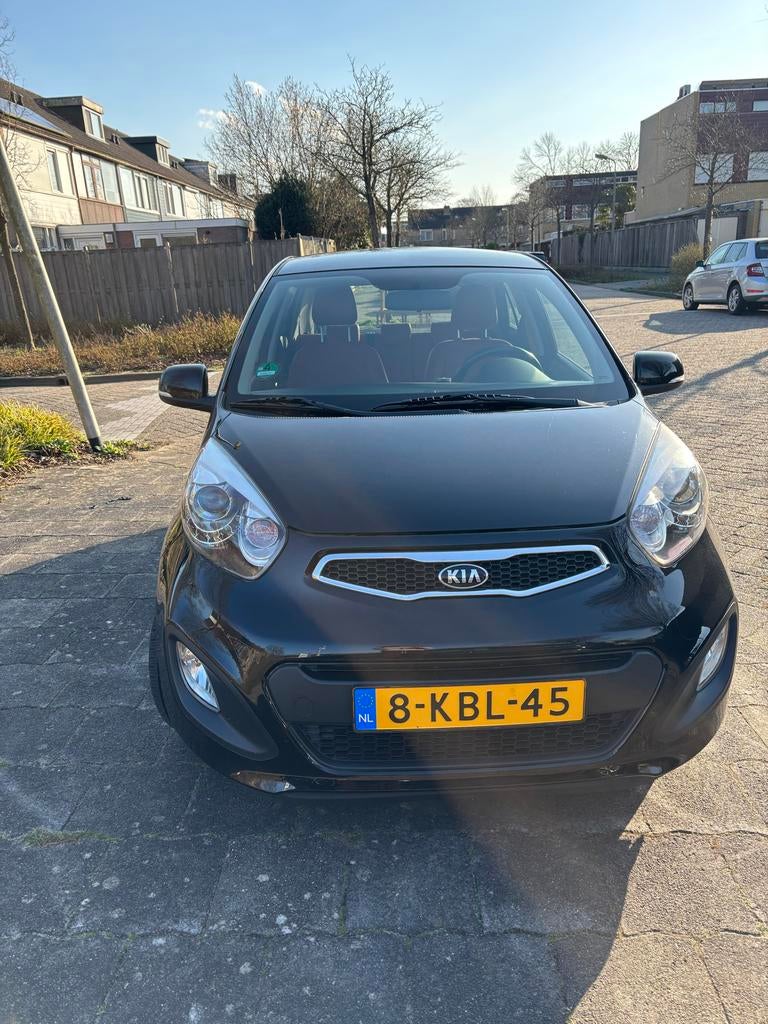 Kia Picanto 1.0 Cvvt 5-DRS 2013 Zwart, Auto's, Kia, Particulier, Picanto, Benzine, A, Hatchback, Handgeschakeld, Origineel Nederlands