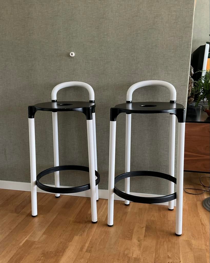 Kartell bar krukken (bar stool), 2 krukken, Ophalen, Gebruikt, 60 tot 90 cm