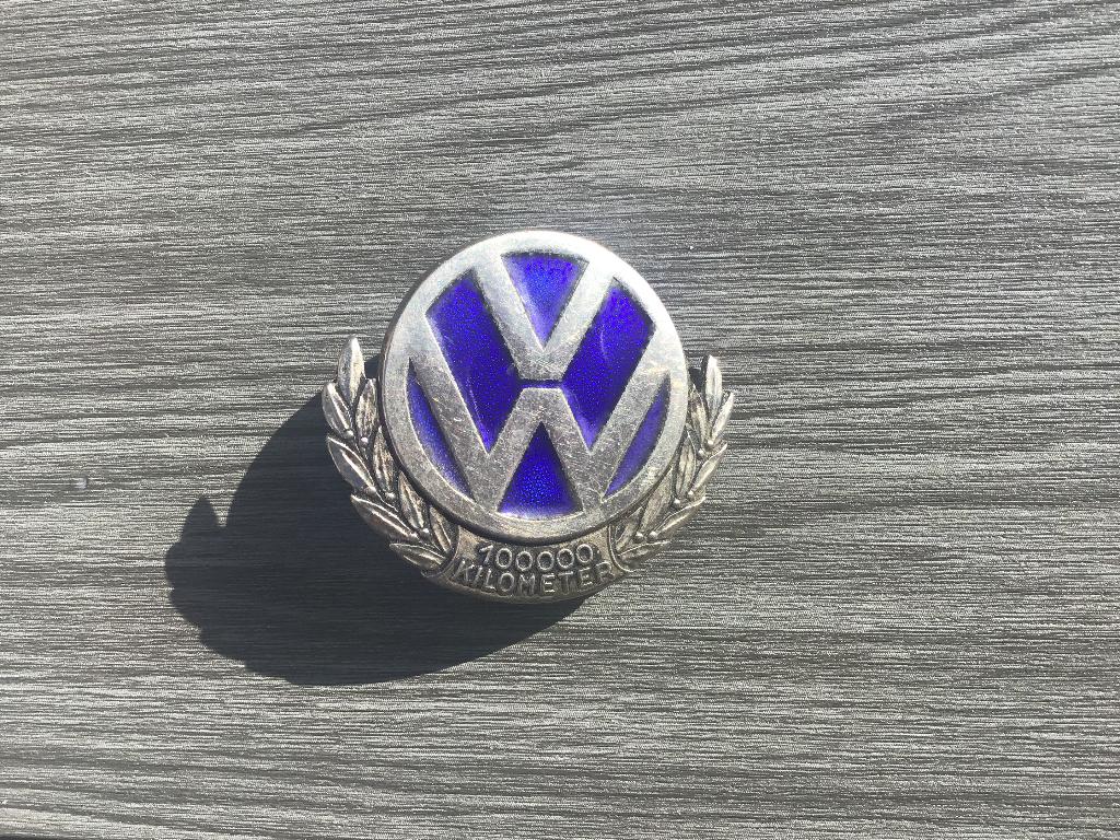 Originele 100.000 km badge Volkswagen VW, Ophalen of Verzenden, Transport