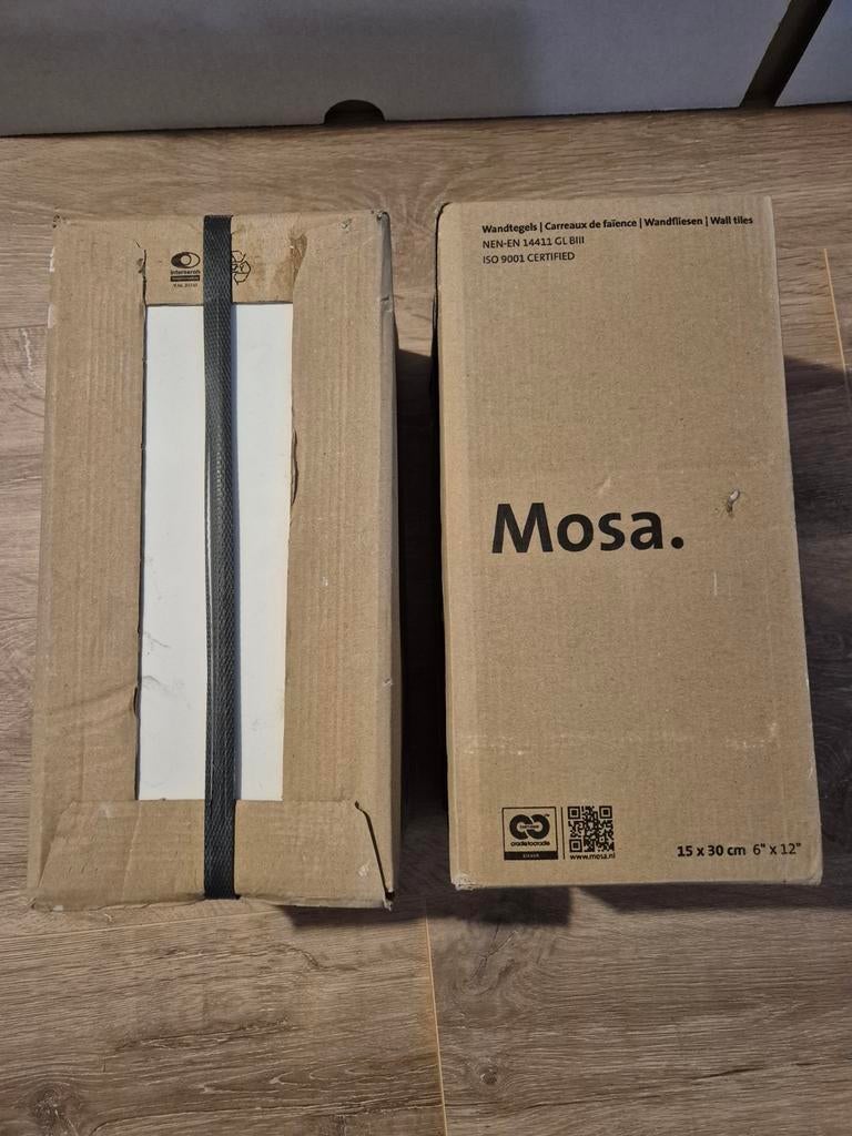 Mosa wandtegels 15x30, Ophalen, Nieuw, Wandtegels