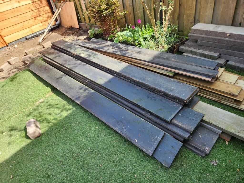 Partij Douglas planken, Ophalen, Minder dan 25 mm, Plank, 300 cm of meer