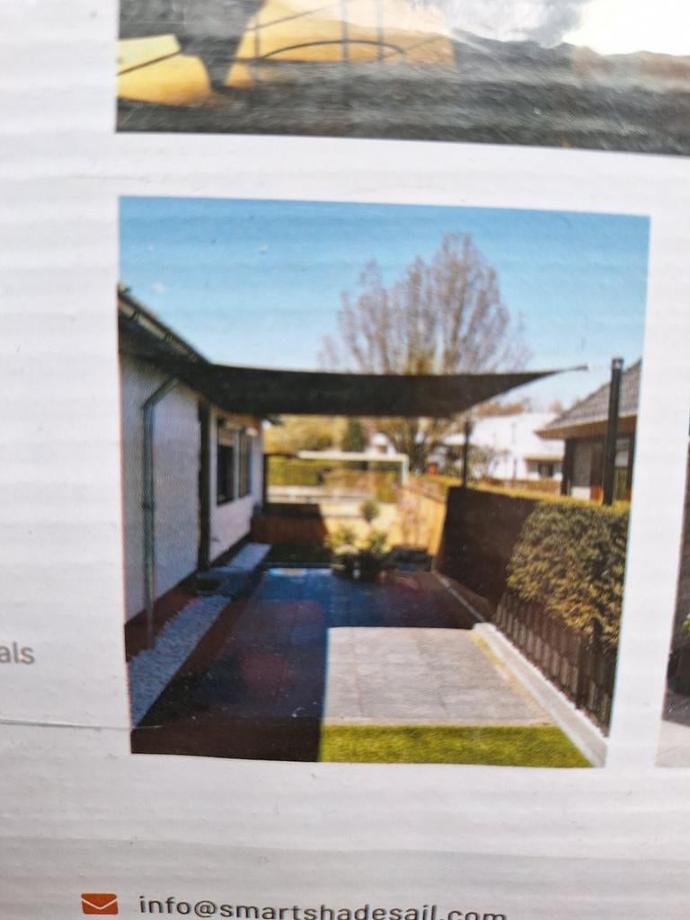 Nieuw: Tarp 5 x 5, kleur antraciet grijs, Ophalen of Verzenden, Nieuw