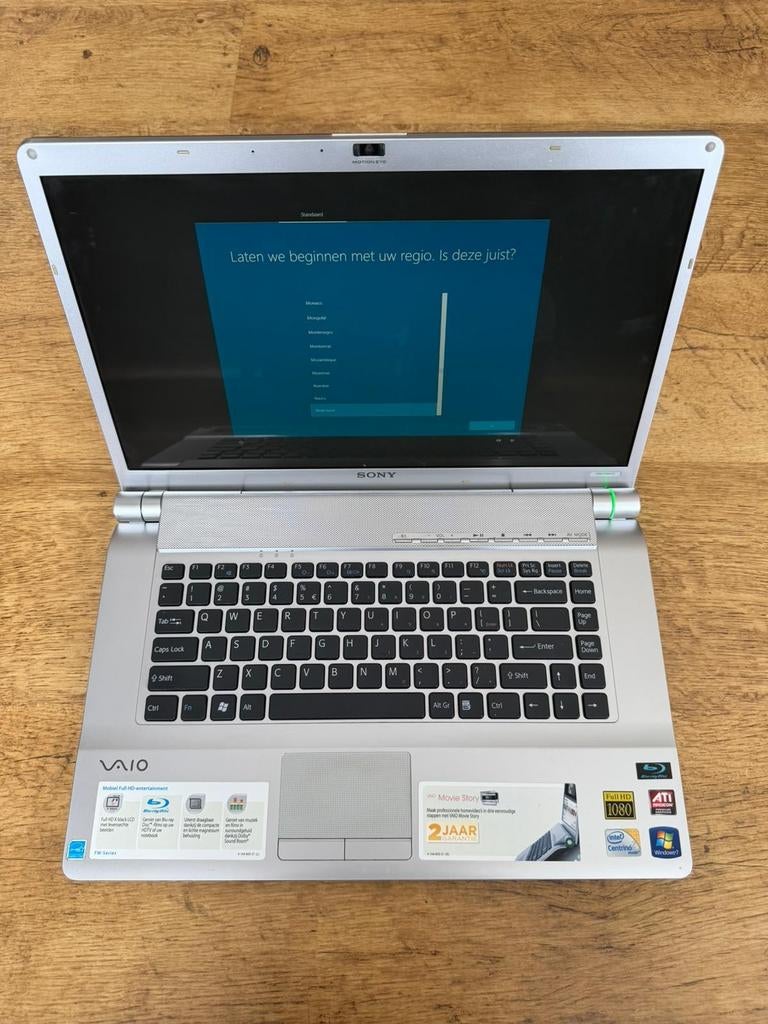 Sony VAIO (laptop +ssd +8gb, Computers en Software, Ophalen, 15 inch, 2 tot 3 Ghz