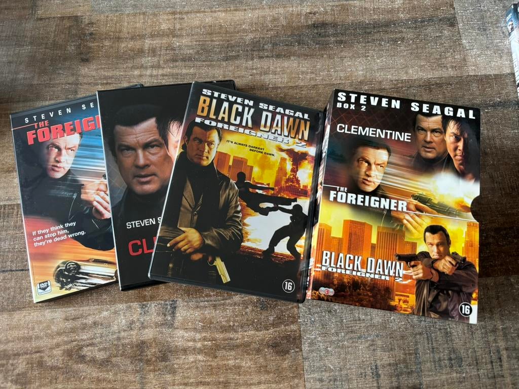 Dvd box 2 Steven Seagal, Vanaf 16 jaar, Ophalen of Verzenden, Zo goed als nieuw