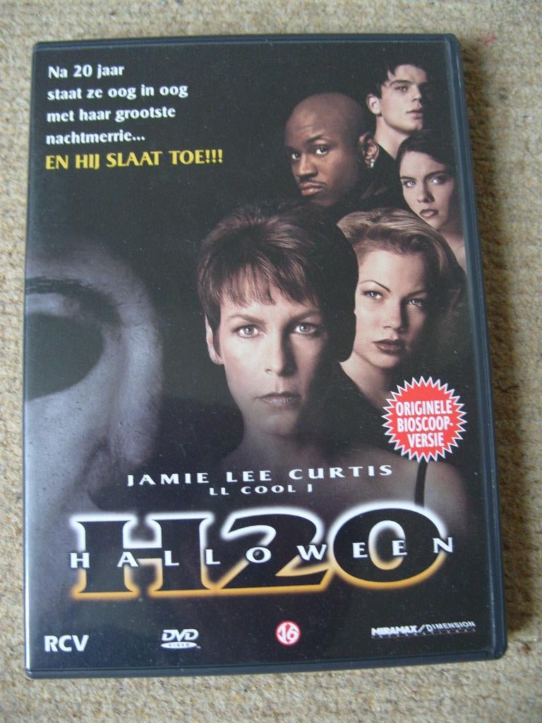 DVD Halloween H2O - met Jamie Lee Curtis en LL Cool J, Cd's en Dvd's, Dvd's | Horror, Vanaf 16 jaar, Ophalen, Zo goed als nieuw