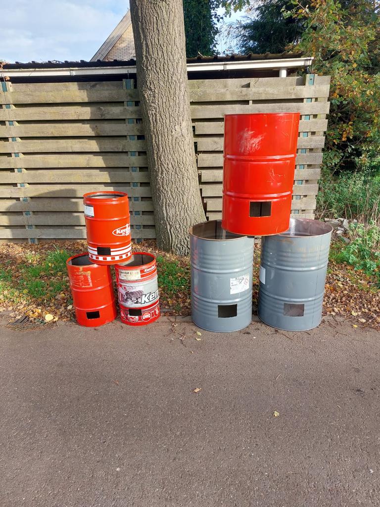 Stookvat vuurton oliedrum, Ophalen, Zo goed als nieuw