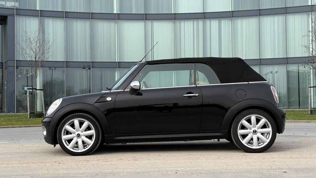 Mini Mini Cabrio 1.6 Cooper, Auto's, Mini, Gebruikt, Beige, 4 cilinders, Cabriolet