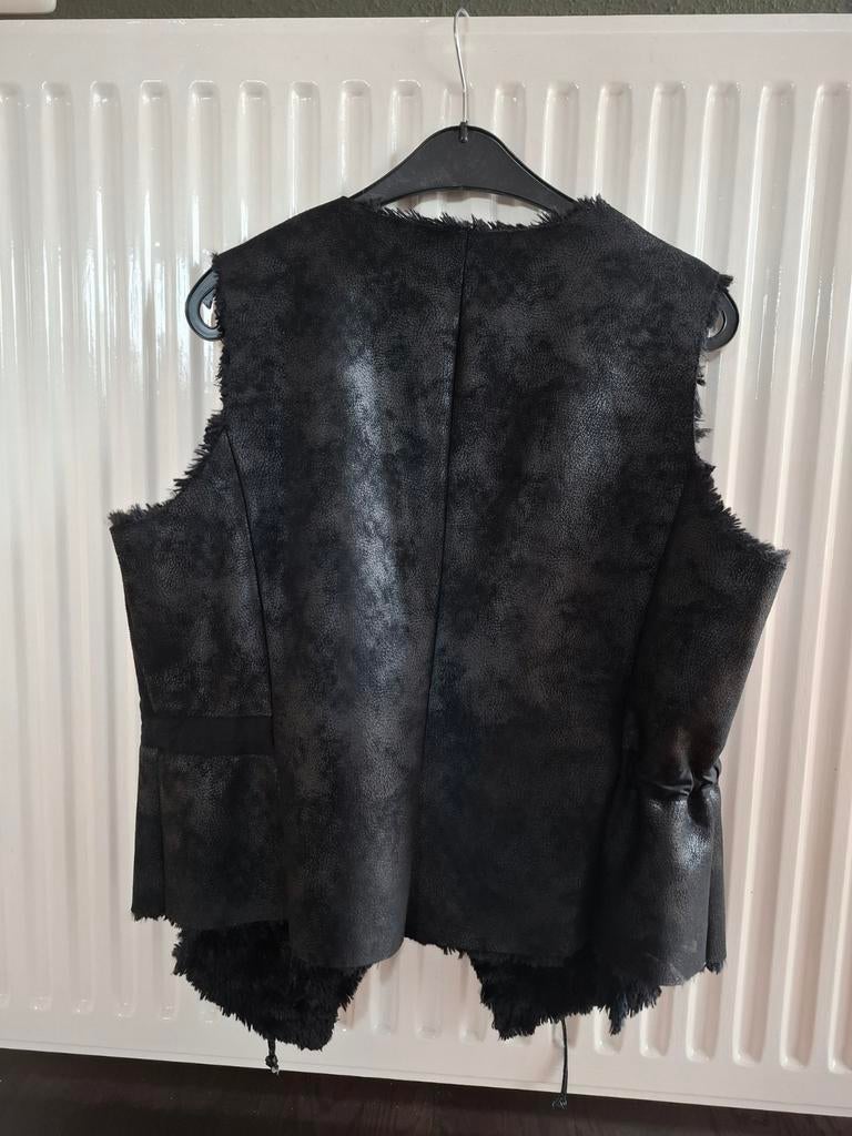 Suède-achtig gilet., Overige typen, Zwart, Maat 42/44 (L), Ophalen of Verzenden