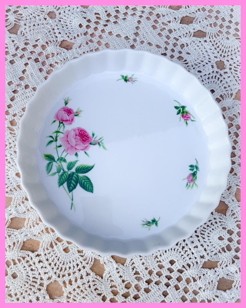 Brocante Quicheschaal of ovenschaal van Christineholm, Ophalen of Verzenden