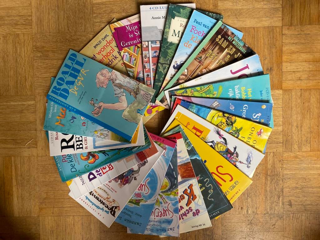 Set: 22 complete luisterboeken voor kinderen, Boeken, Luisterboeken, Ophalen of Verzenden