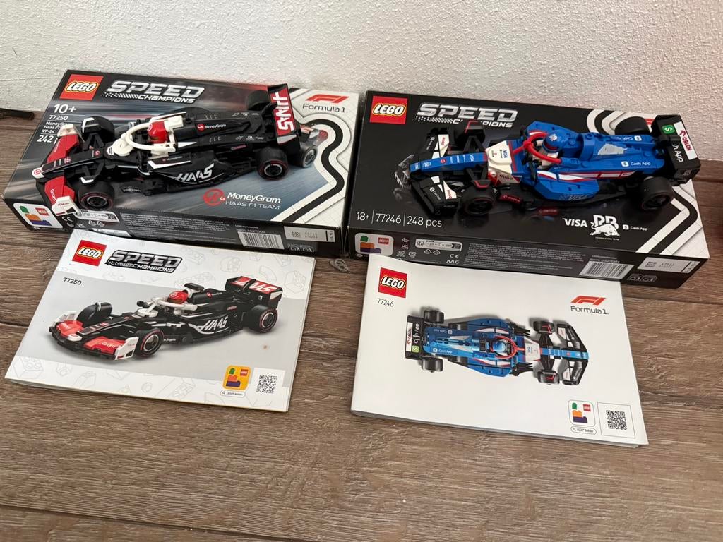 F1 lego Haas en RB, Ophalen of Verzenden, Zo goed als nieuw, Complete set, Lego