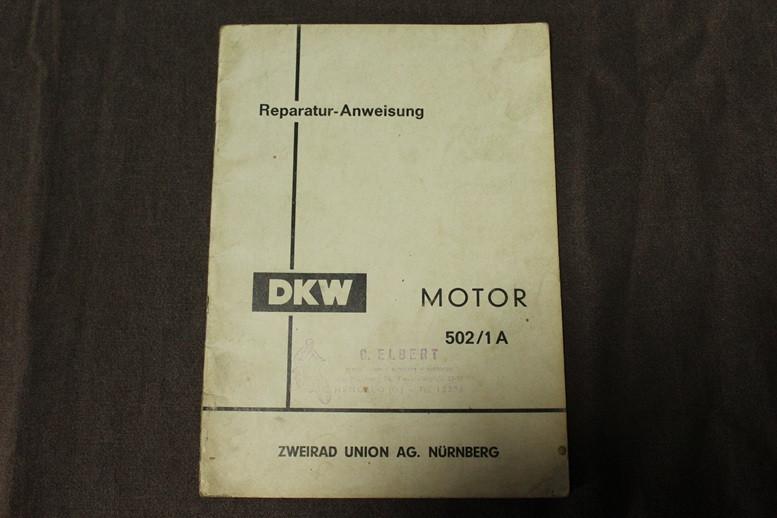 DKW motor 502/1A reparatur anleitung, Ophalen of Verzenden, Nieuw