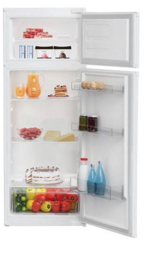 Beko inbouw koelvriescombinatie nieuw nis maat 145sleepdeur, Beko, 200 liter of meer, Beko, Met aparte vriezer