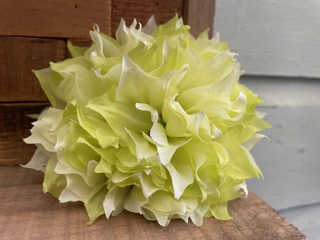 Kunstbloemen Creme/Groene Dahlia, bloemen, decoratie, Binnen, 3811JM, Info@rodebeagle.nl, Rode Beagle kunstbloemen