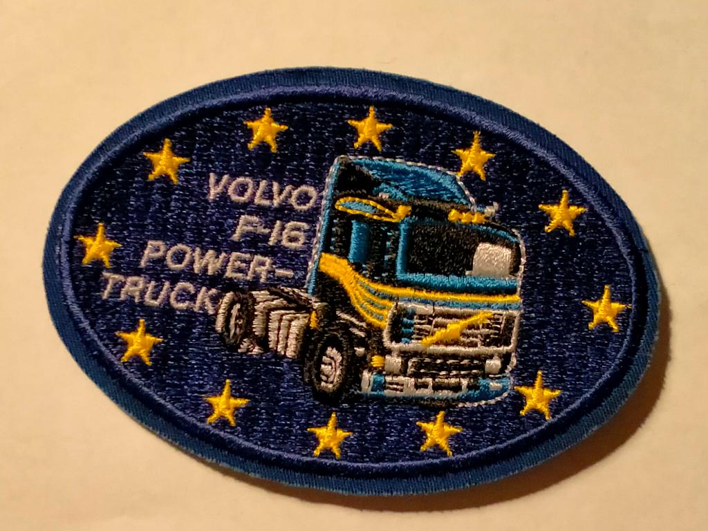 Volvo F-16 Power-truck vrachtwagen vrachtauto patch embleem, Verzamelen, Ophalen of Verzenden, Nieuw, Auto's