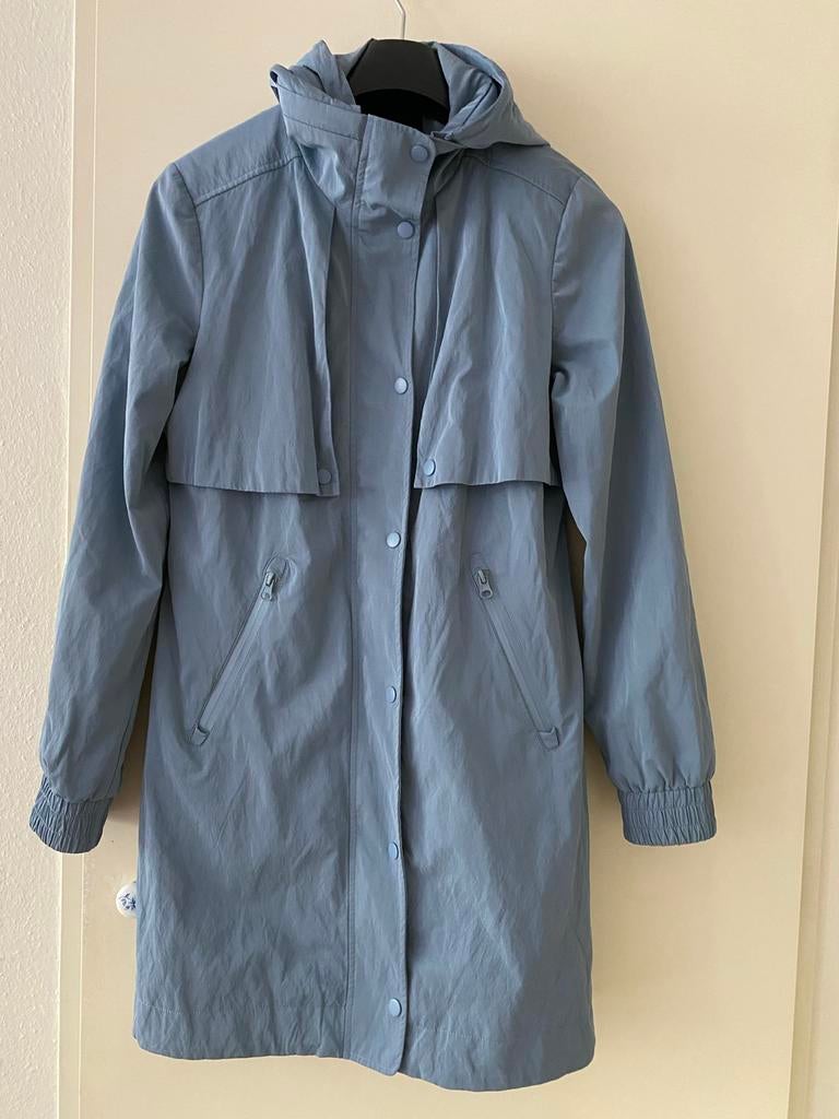Maura by Claudia Strater  regenjas  met capuchon, Kleding | Dames, Jassen | Zomer, Nieuw, Maat 38/40 (M), Blauw, Ophalen of Verzenden