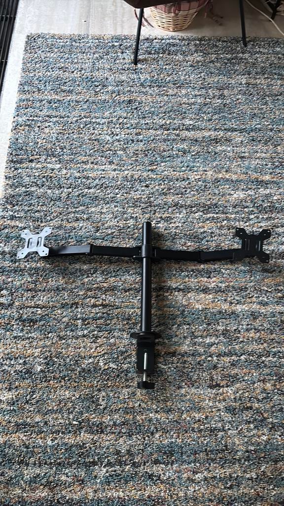 Dubbele monitor arm, Computers en Software, Monitoren, Ophalen, 101 t/m 150 Hz, Zo goed als nieuw, Overige typen