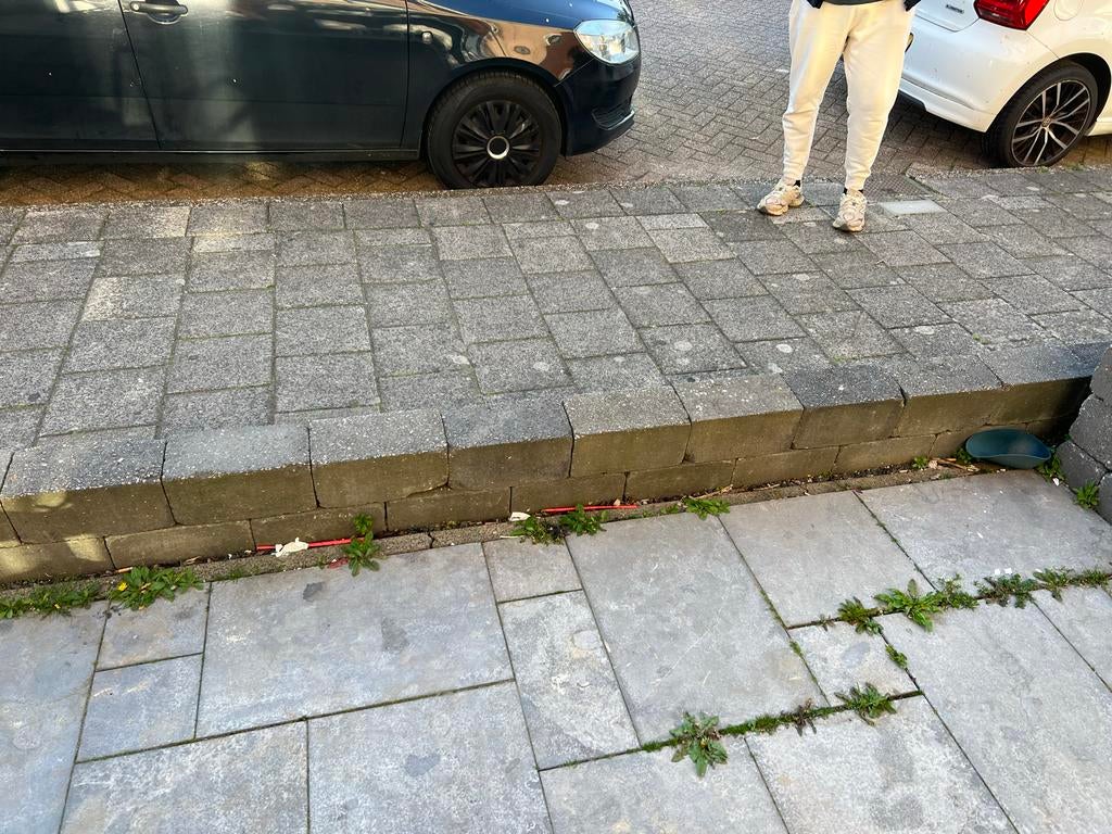 Stapelblokken, ongeveer 80/90 stuks, Tuin en Terras, Ophalen, Gebruikt, Overige typen, Minder dan 5 m²