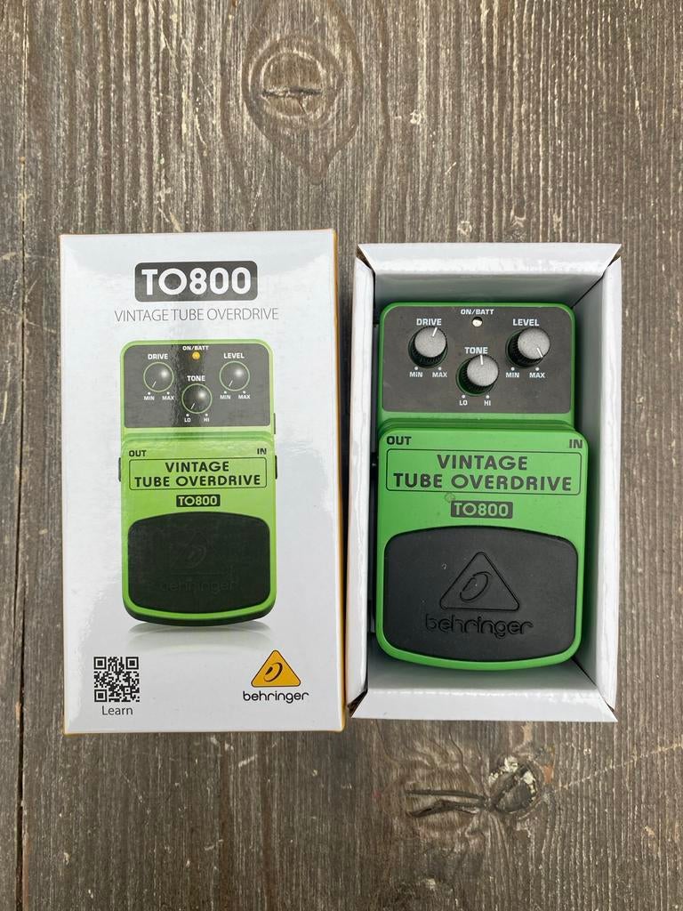 Behringer TO800 Vintage Tube Overdrive (Tube Screamer kloon), Ophalen of Verzenden, Nieuw, Distortion, Overdrive of Fuzz