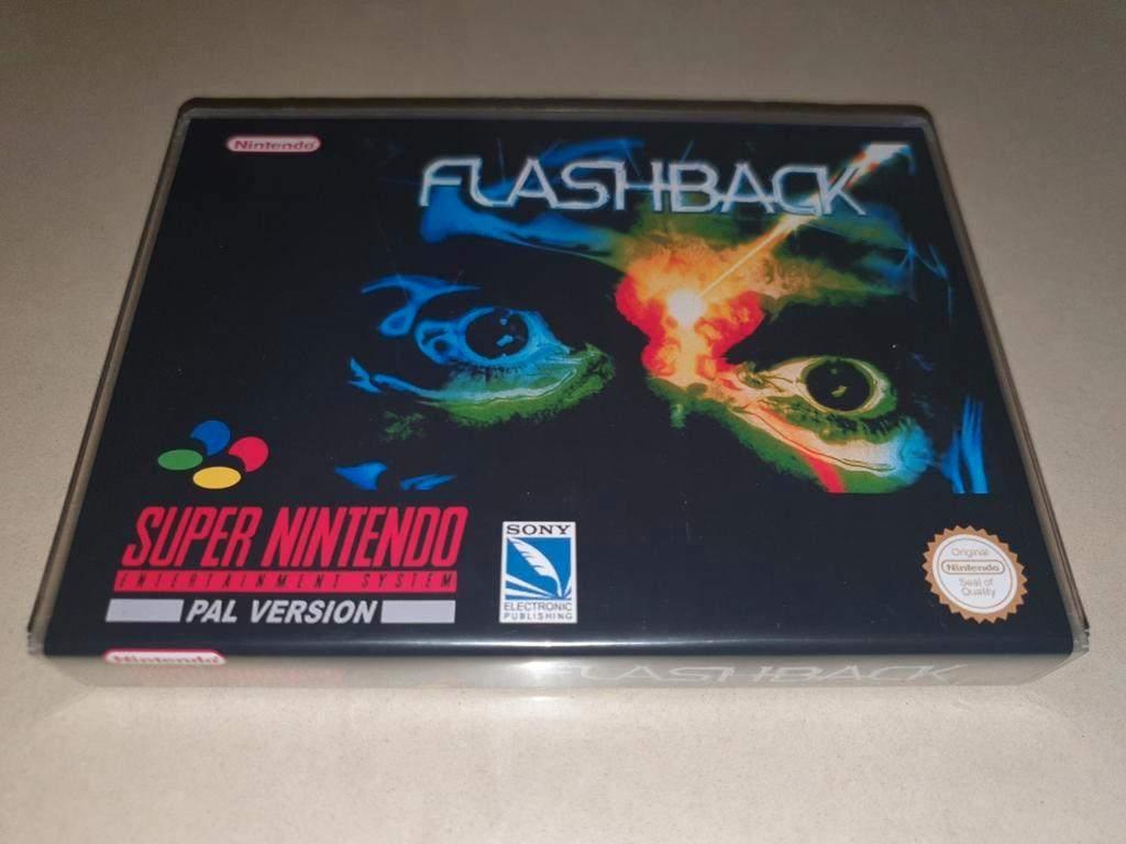 Flashback SNES Game Case, Spelcomputers en Games, Games | Nintendo Super NES, Avontuur en Actie, Verzenden, 1 speler, Zo goed als nieuw