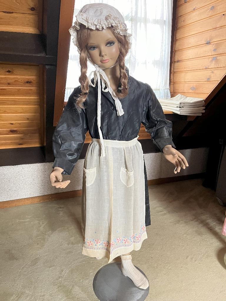 Antieke etalage pop, Ophalen, Gebruikt, Pop