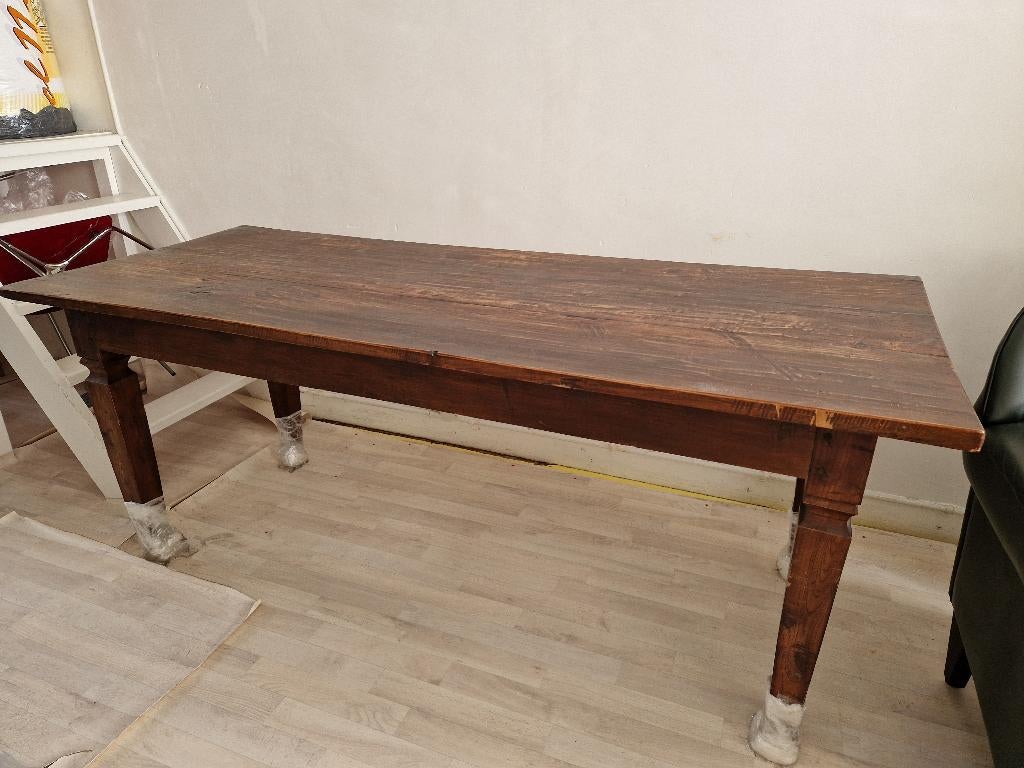 Mooie eettafel, Ophalen, 100 tot 150 cm, 200 cm of meer, Zo goed als nieuw