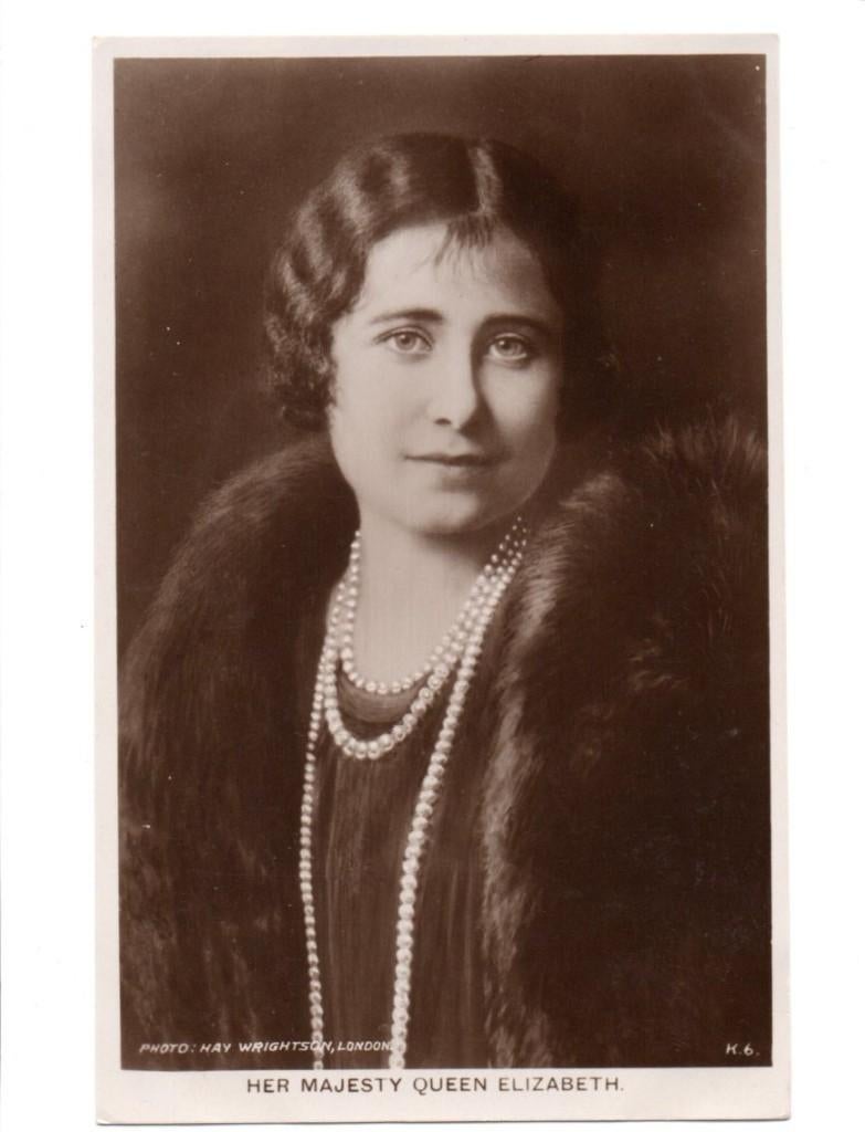 queen mum, Verzenden, Gebruikt, Buitenland, Kaart, Foto of Prent