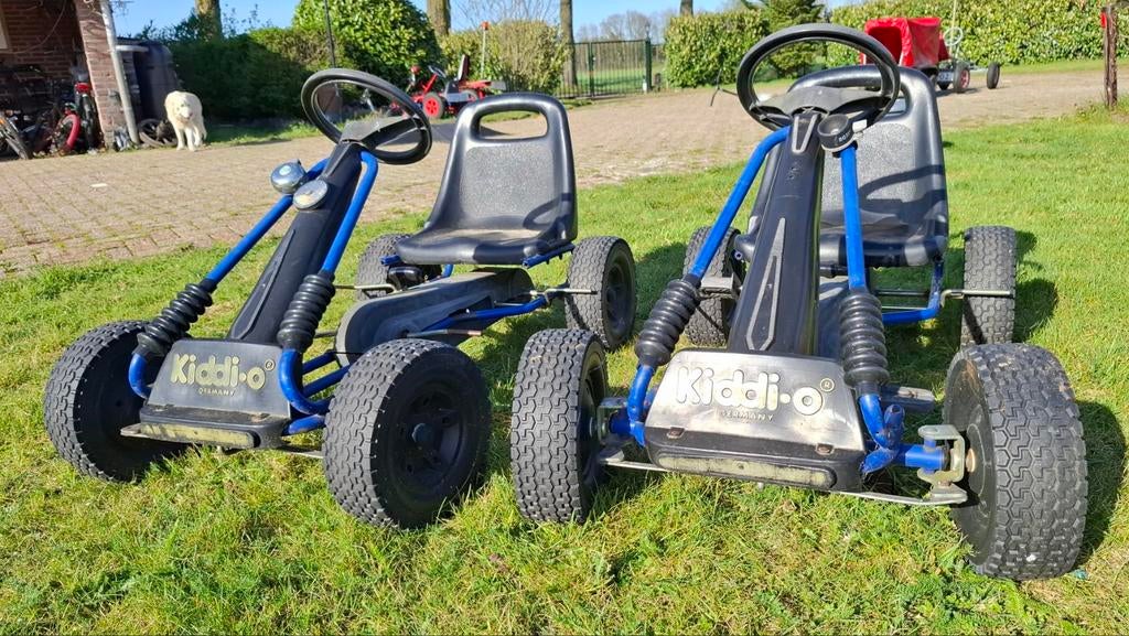 Kiddi-o skelters, 2 stuks, Kinderen en Baby's, Speelgoed | Buiten | Skelters, Ophalen, Gebruikt, Overige merken, Vrijloopautomaat