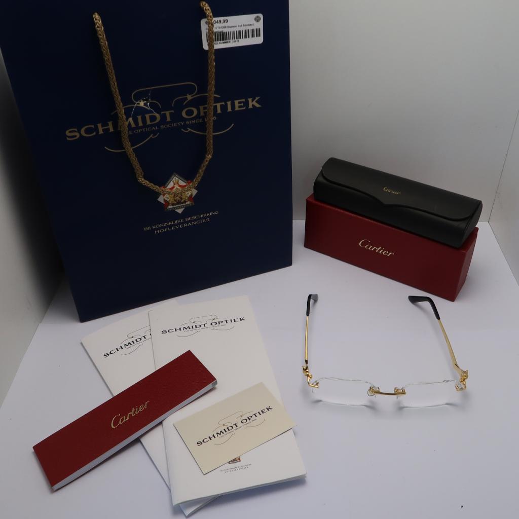 Cartier Panthère CT0120O-001 Diamond Cut | in Nieuwstaat, Niet ingevuld, Zo goed als nieuw, Niet ingevuld, Niet ingevuld